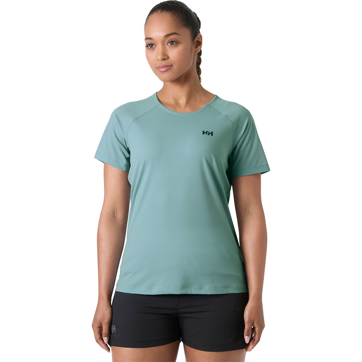 Helly Hansen Women's Trail Short-Sleeve T-Shirt in Windy Blue - Size: Small