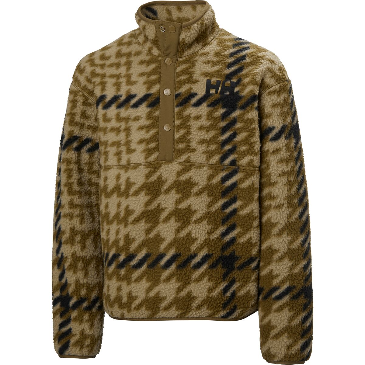 Helly Hansen Helly Hansen Jr Frosty Pile Sweater - Kids' in Sepia Broxburn AOP - Size: 14 - $63.00 at Steep and Cheap