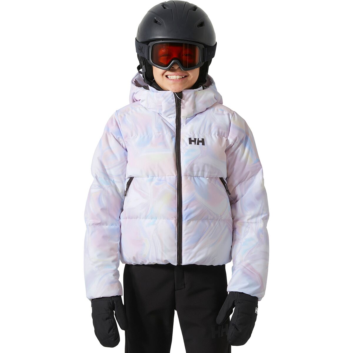 Helly Hansen Helly Hansen Girl's Jr Nora Puffy Jacket in Reflections AOP - Size: 14 - $144.00 at Steep and Cheap