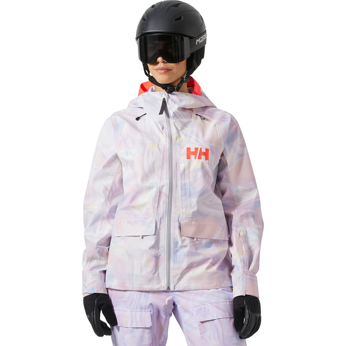 Helly Hansen Women's Emiko Short Shell Jacket in Reflections Aop - Size: Medium