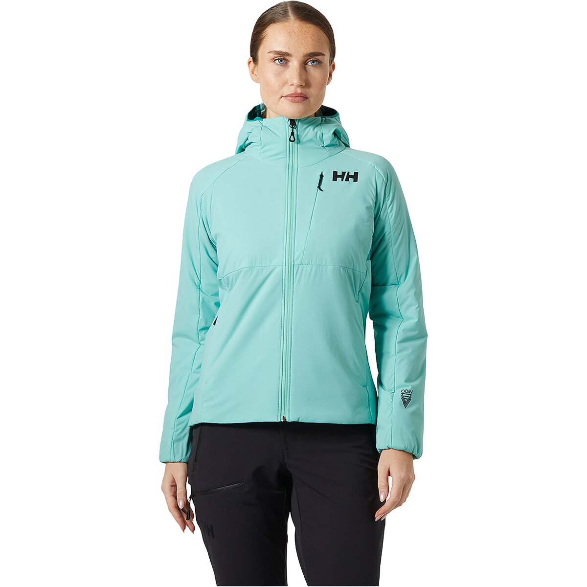 Helly Hansen Women's Odin Stretch Hood Ins Jacket 2.0 in Lagoon - Size: XL