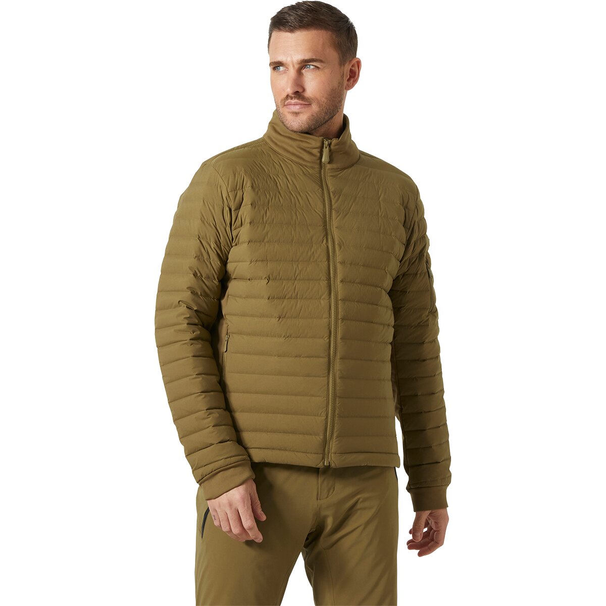 Helly Hansen Men's Alpha Light Down Jacket in Sepia - Size: Medium