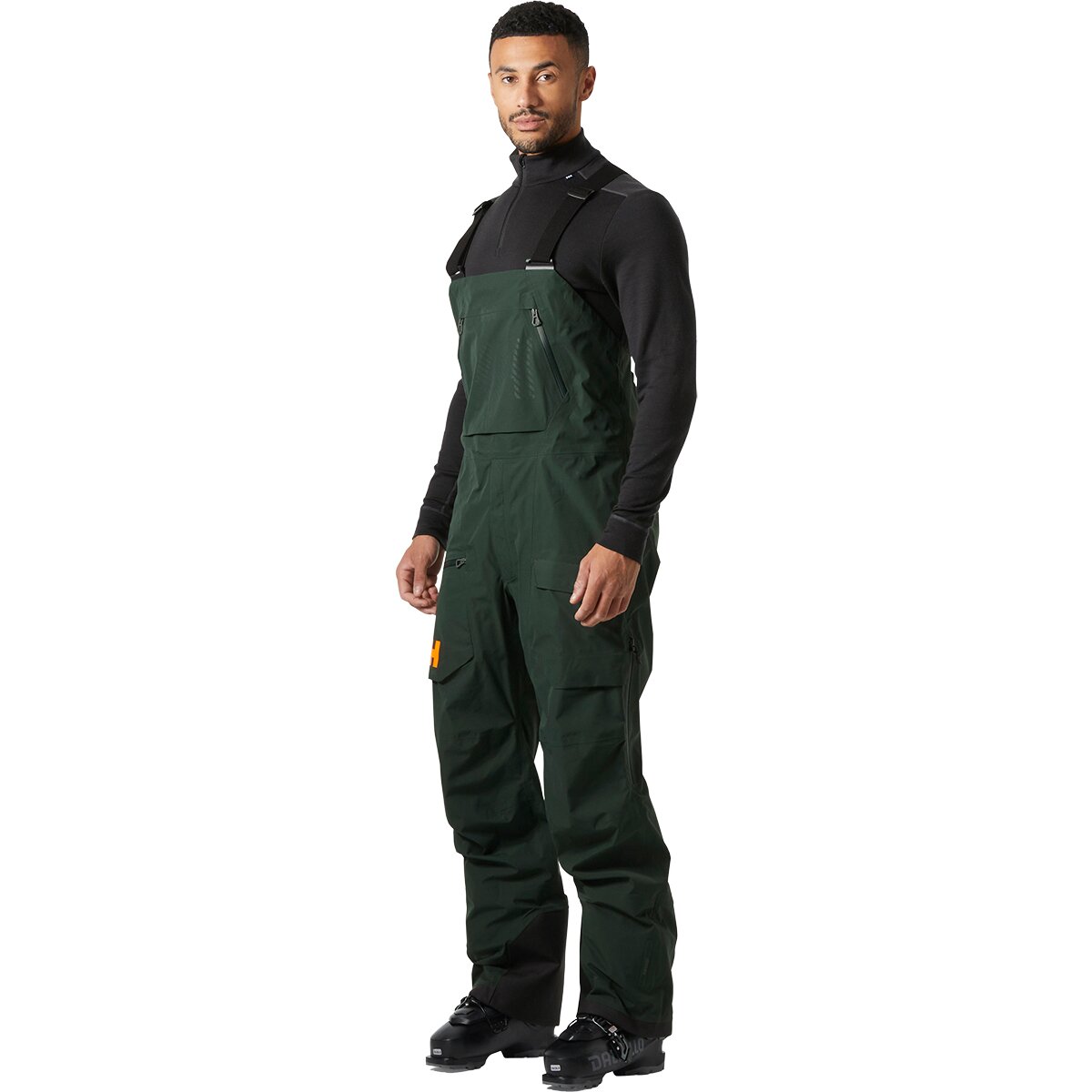 Helly Hansen Helly Hansen Men's Ridge Infinity Shell Bib Pant in Dark Jungle - Size: Medium - $403.00 at Steep and Cheap