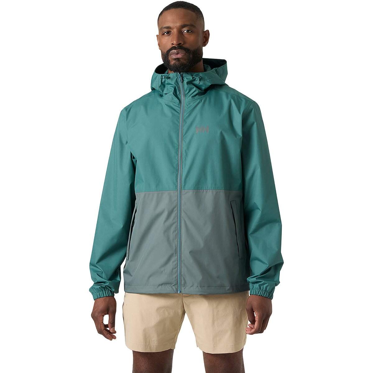 Helly Hansen Helly Hansen Men's HH Hilo Rain Jacket in Opal Green - Size: XL - $97.50 at Steep and Cheap