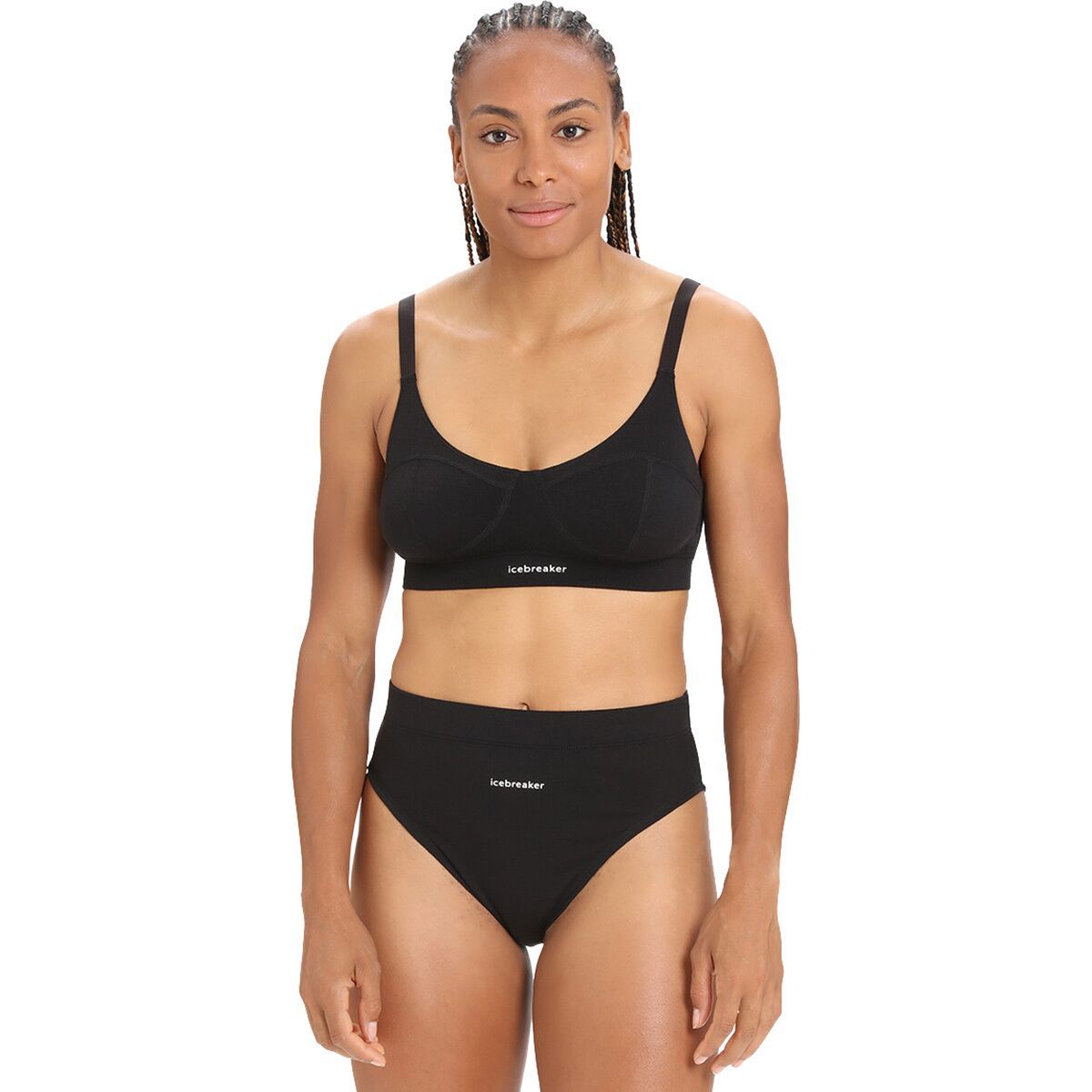 Icebreaker Women's Queens Clasp Bra in Black - Size: Small