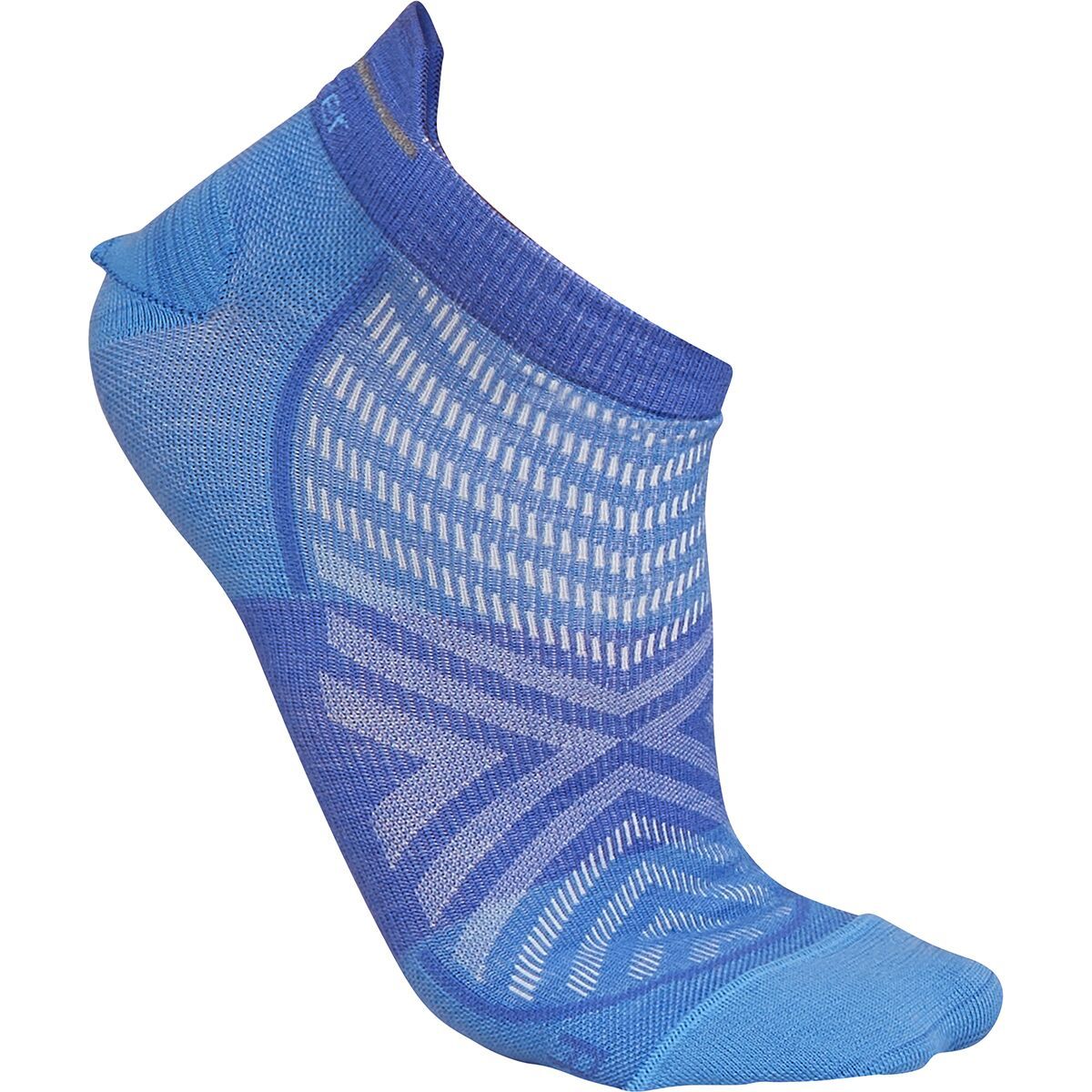 Icebreaker Men's Merino Run+ Ultralight Micro Sock in Ashen / Alloy - Size: XL