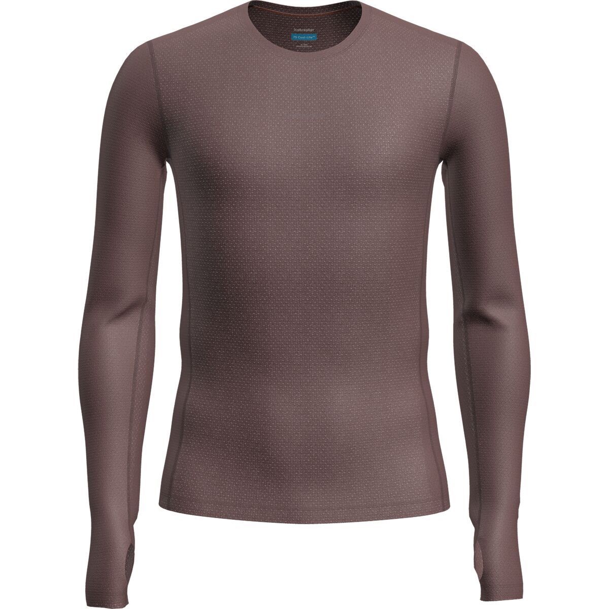 Icebreaker Men's Merino Blend 75 Cool-Lite Ultralight LS Crewe in Carob - Size: XXL