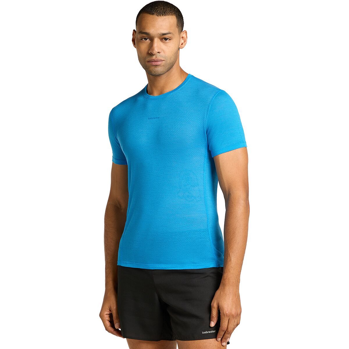 Icebreaker Men's Merino Blend 75 Cool-Lite Ultralight SS Crewe in Arctic - Size: XL