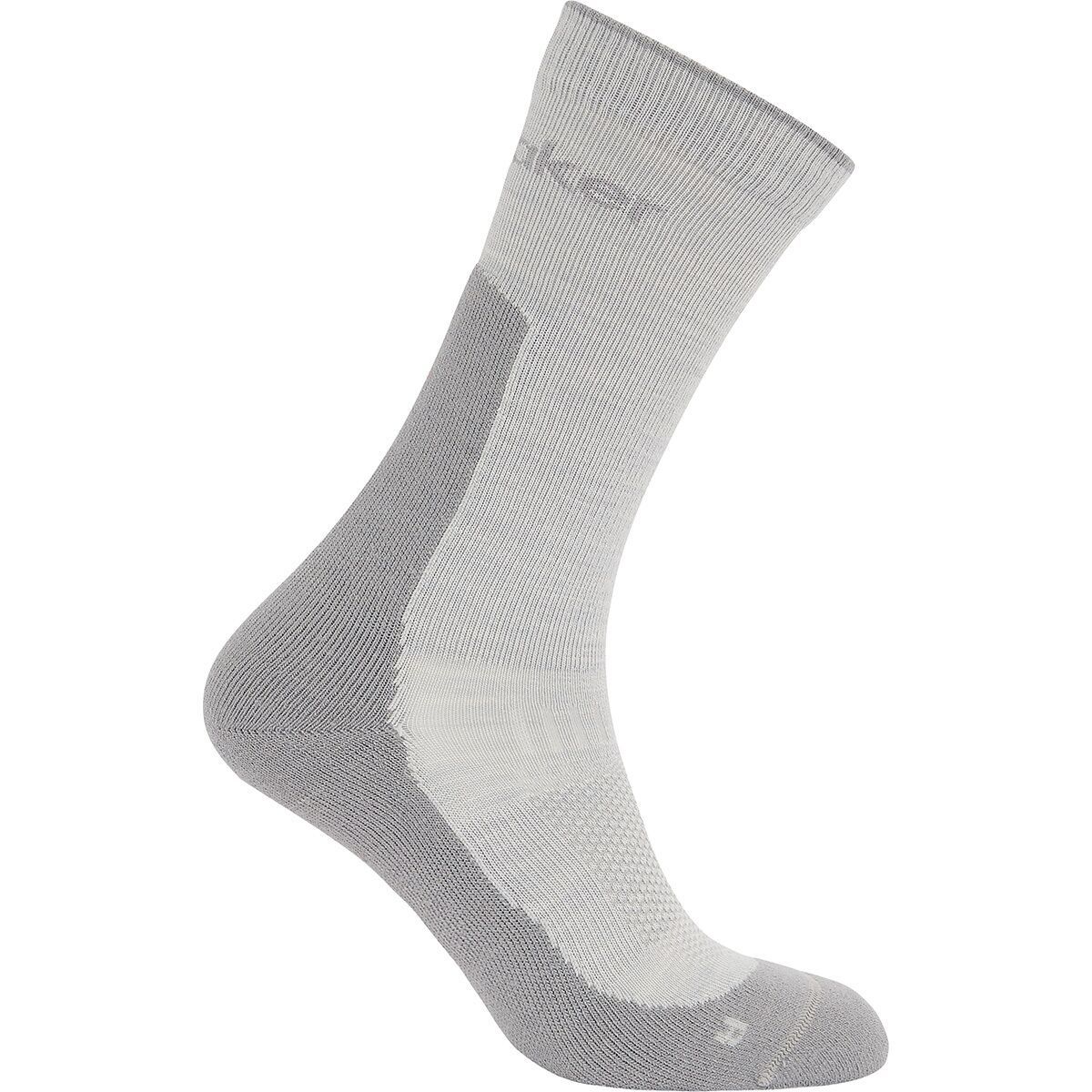 Icebreaker Men's Merino Hike+ Light Crew Sock in Ether / Alloy - Size: Medium