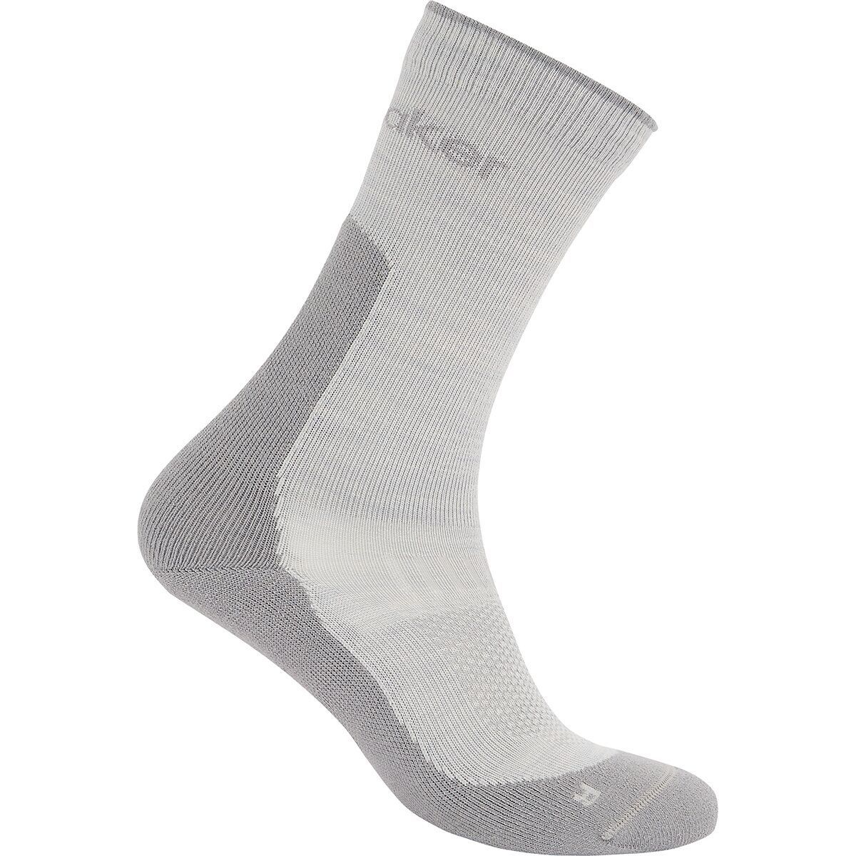 Icebreaker Women's Merino Hike+ Light Crew Sock in Ether / Alloy - Size: Small