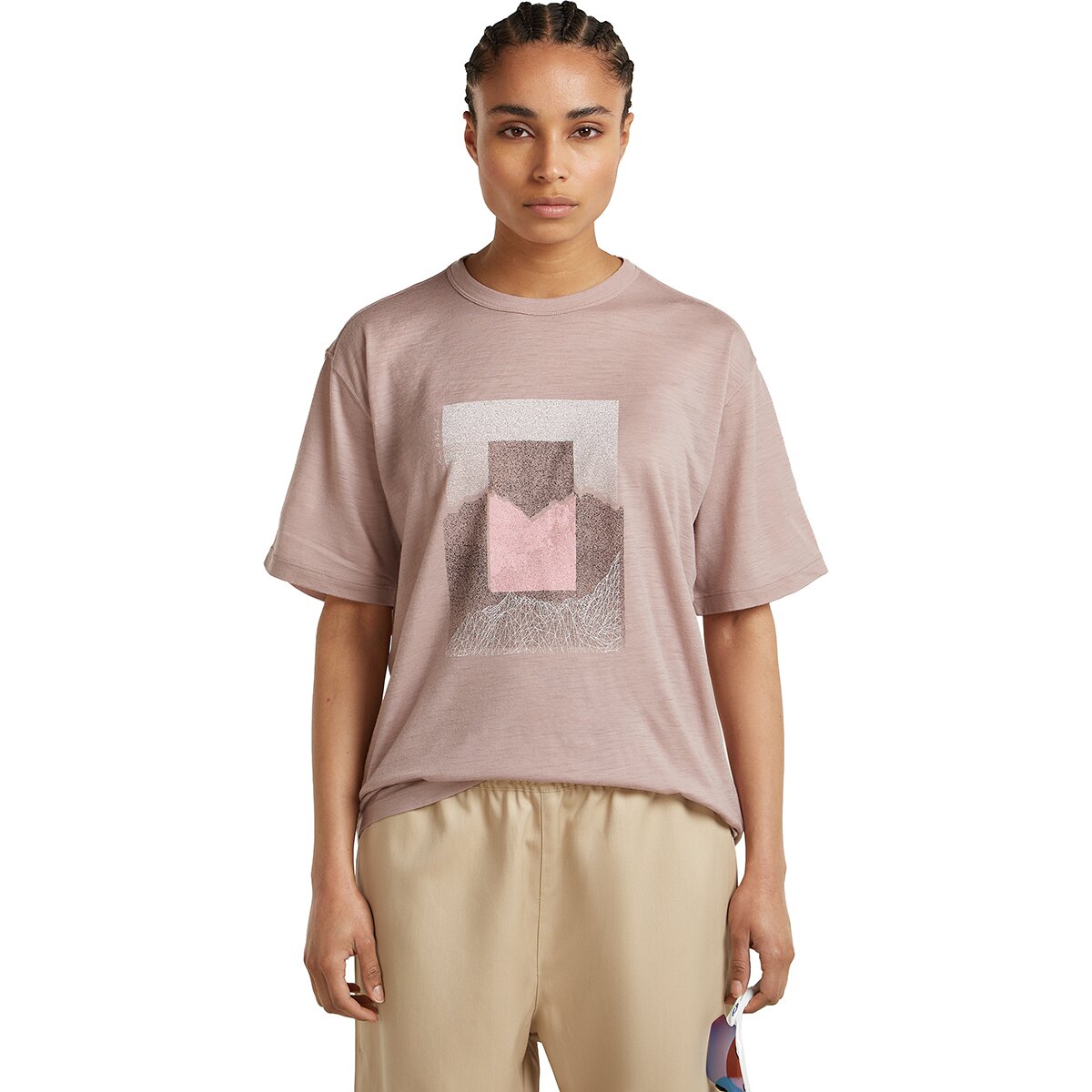 Icebreaker Icebreaker Women's Merino 150 Tech Lite Mountain Shift Relaxed Shirt - Size: XS - $78.00 at Steep and Cheap