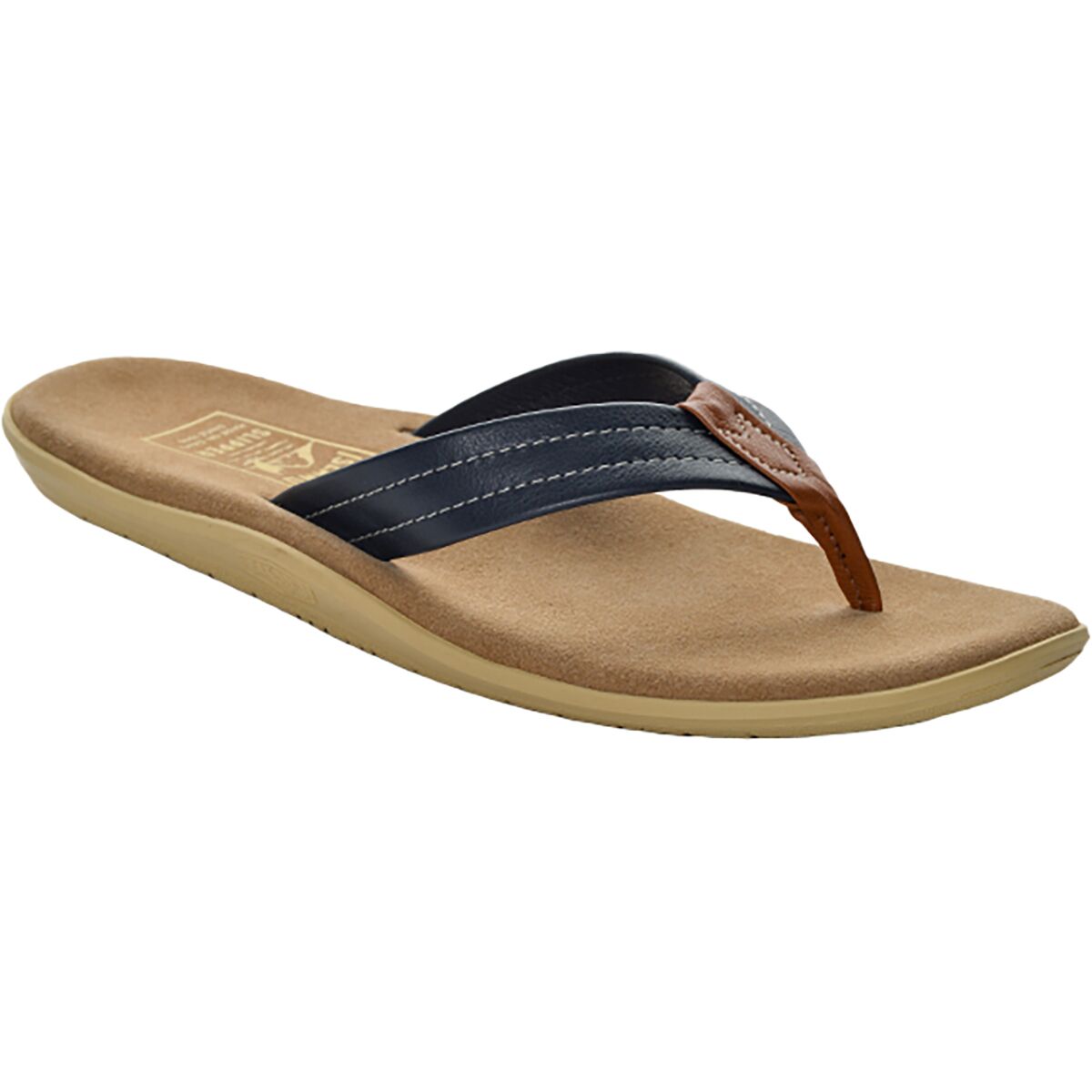 Island Slipper Island Slipper Classic Suede Flip Flop in Taupe - Size: Mens 7.0/Womens 8 - $72.48 at Steep and Cheap