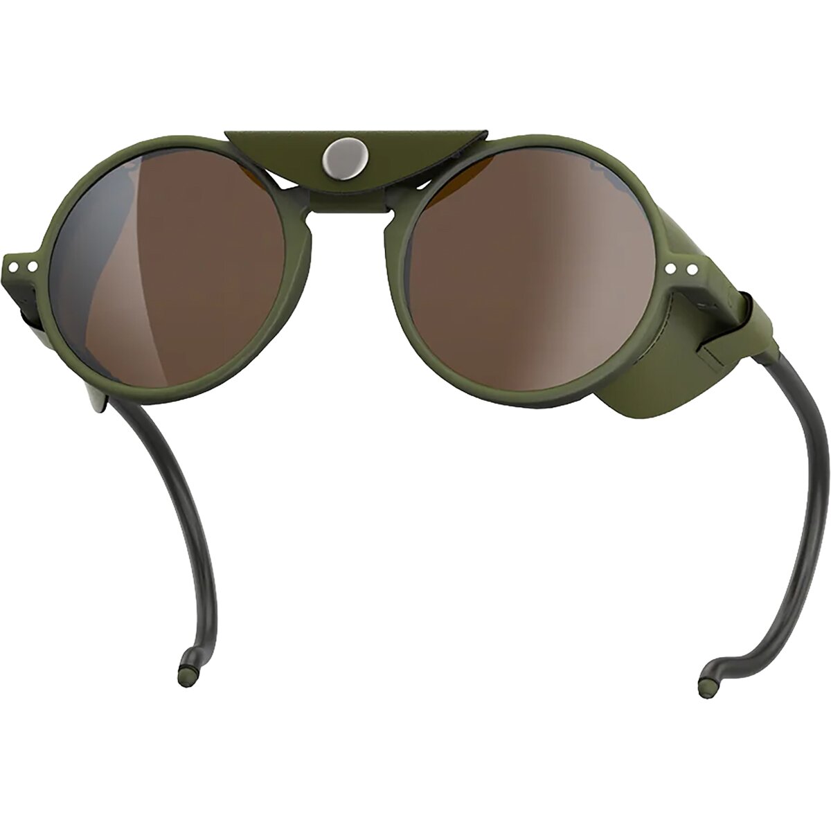 Izipizi Izipizi #Sun Glacier The Round Sunglasses in Khaki Green - $47.97 at Steep and Cheap