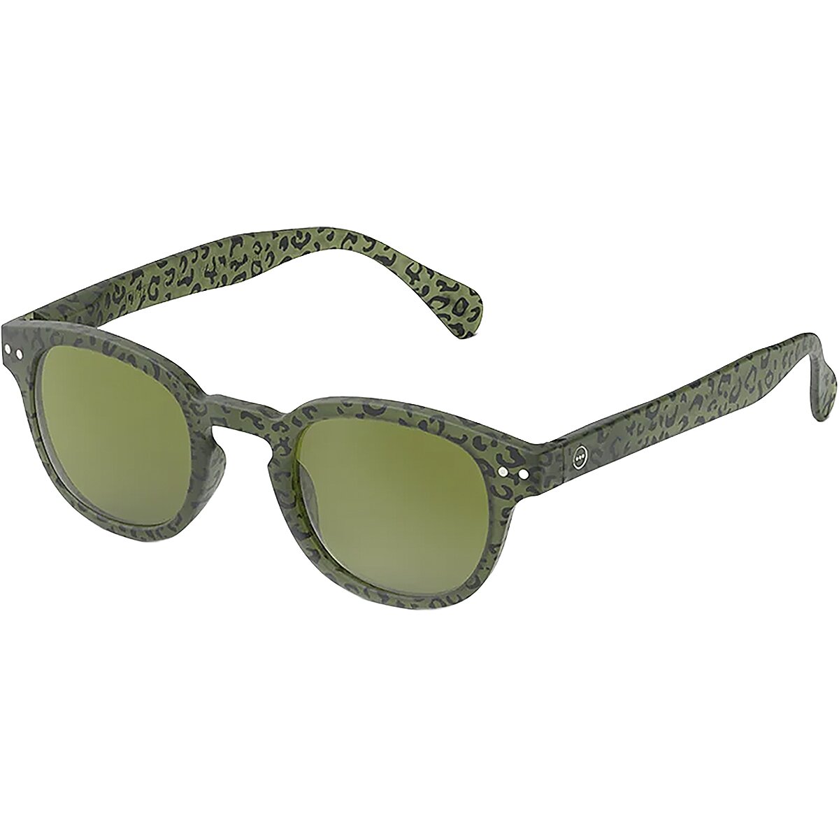 Izipizi SUN #C Sunglasses in Kaki Leopard