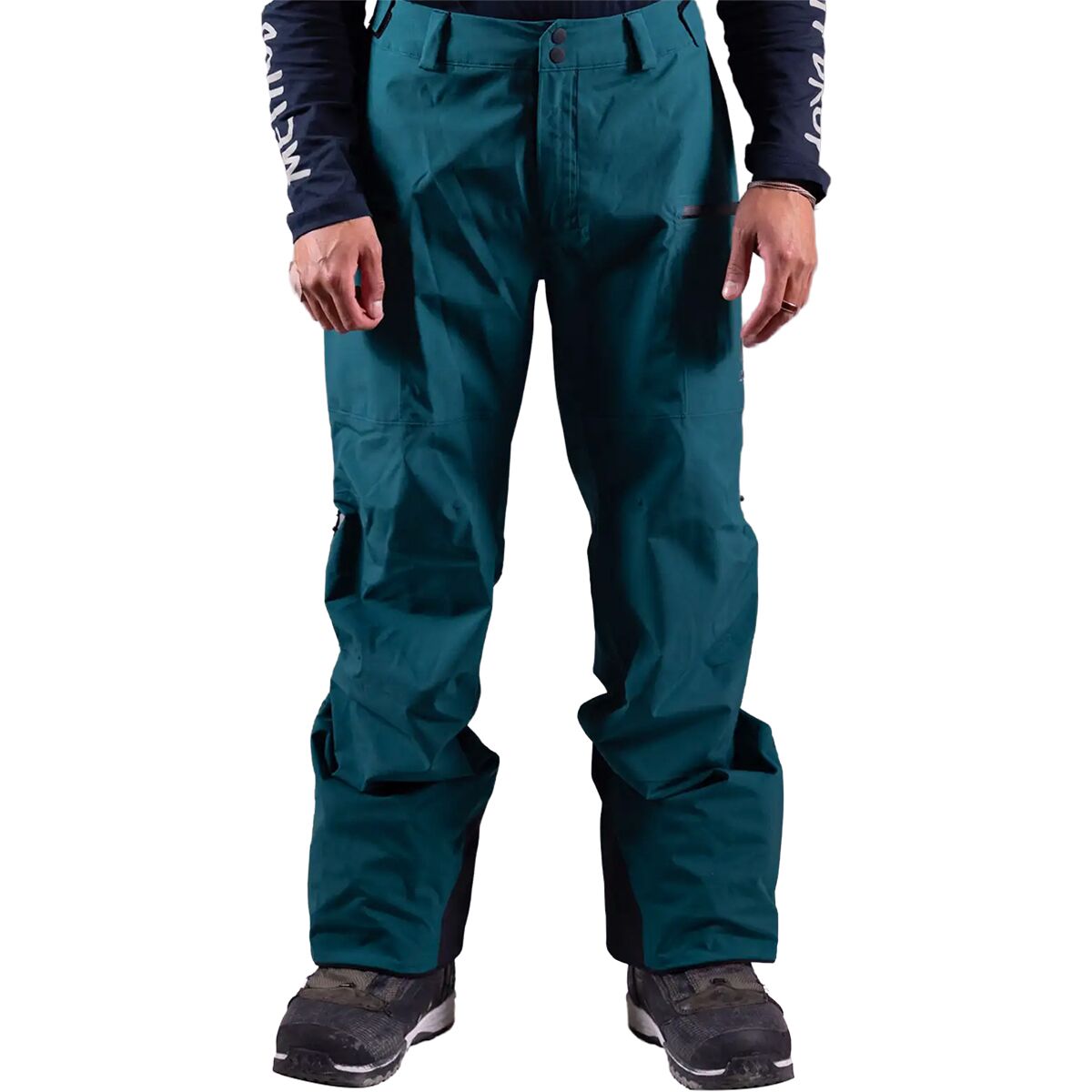 Jones Snowboards Jones Snowboards Men's Mtn Surf Recycled Pant in Pacific Teal - Size: Medium - $209.97 at Steep and Cheap