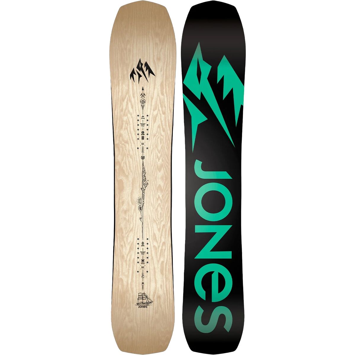 Jones Snowboards Jones Snowboards Women's Flagship Snowboard - 2026 in Wood Veneer - Size: 155cm - $562.46 at Steep and Cheap