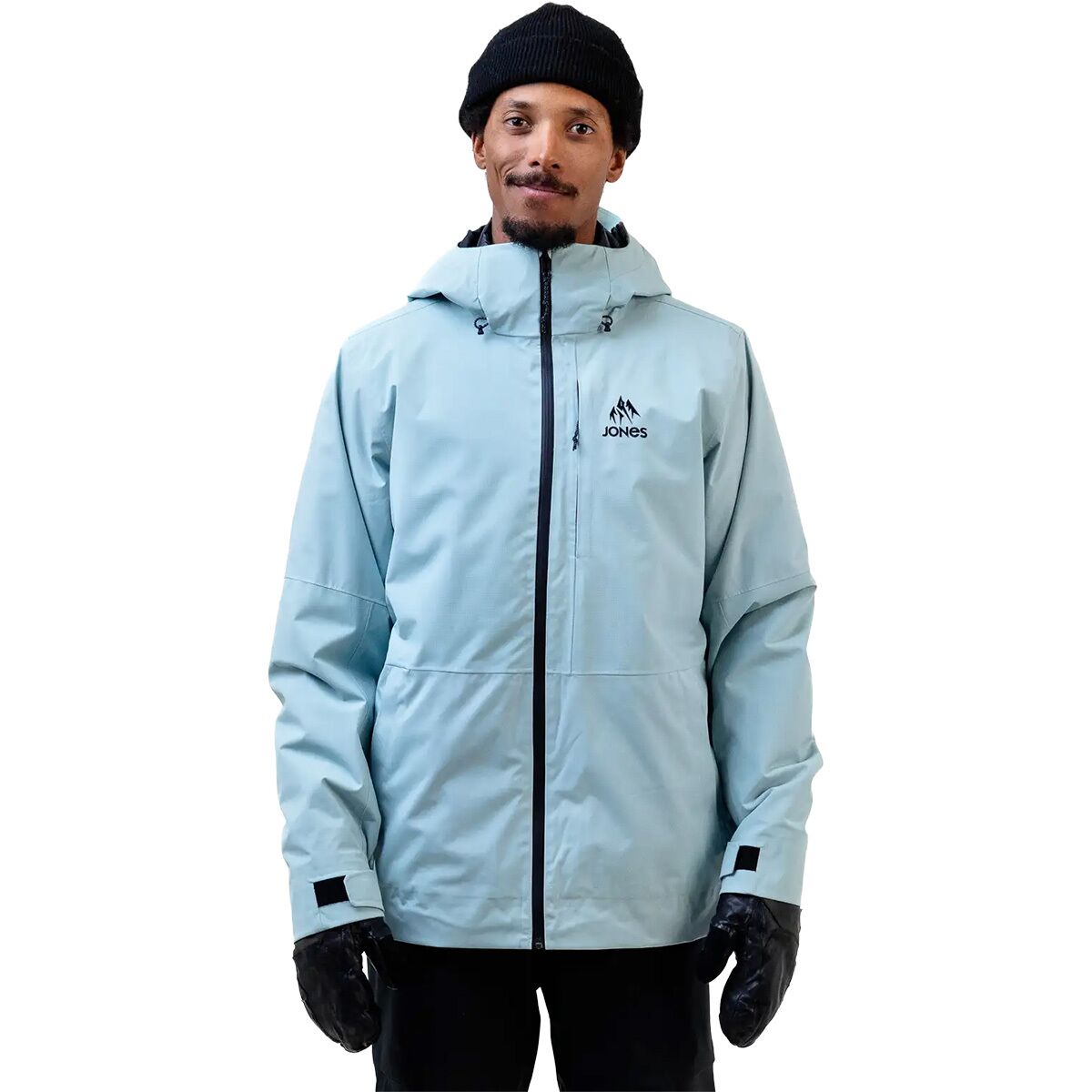 Jones Snowboards Jones Snowboards Men's Mtn Surf Recycled Jacket in Arctic Blue - Size: Large - $239.97 at Steep and Cheap