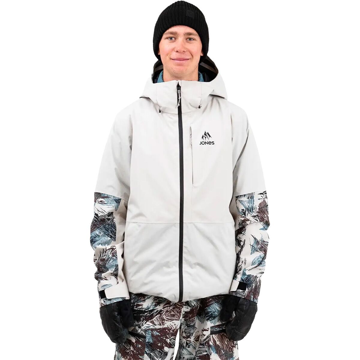 Jones Snowboards Jones Snowboards Men's Mtn Surf Recycled Jacket in Smoke Gray - Size: XL - $239.97 at Steep and Cheap