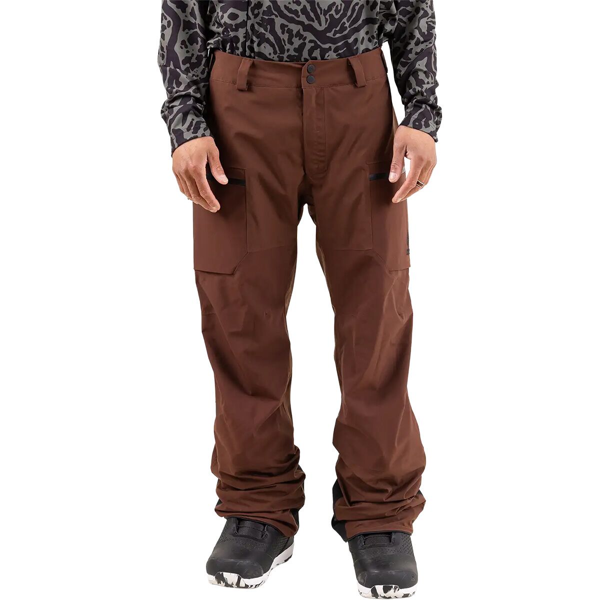 Jones Snowboards Jones Snowboards Men's Mtn Surf Recycled Pant in Coffee Brown - Size: Large - $209.97 at Steep and Cheap