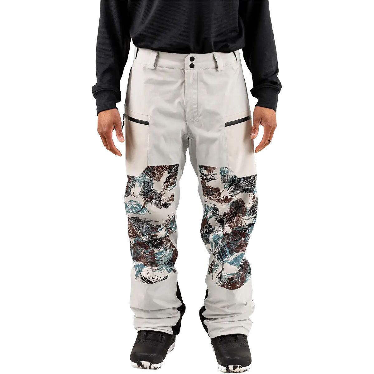 Jones Snowboards Jones Snowboards Men's Mtn Surf Recycled Pant in Smoke Gray - Size: Medium - $192.47 at Steep and Cheap