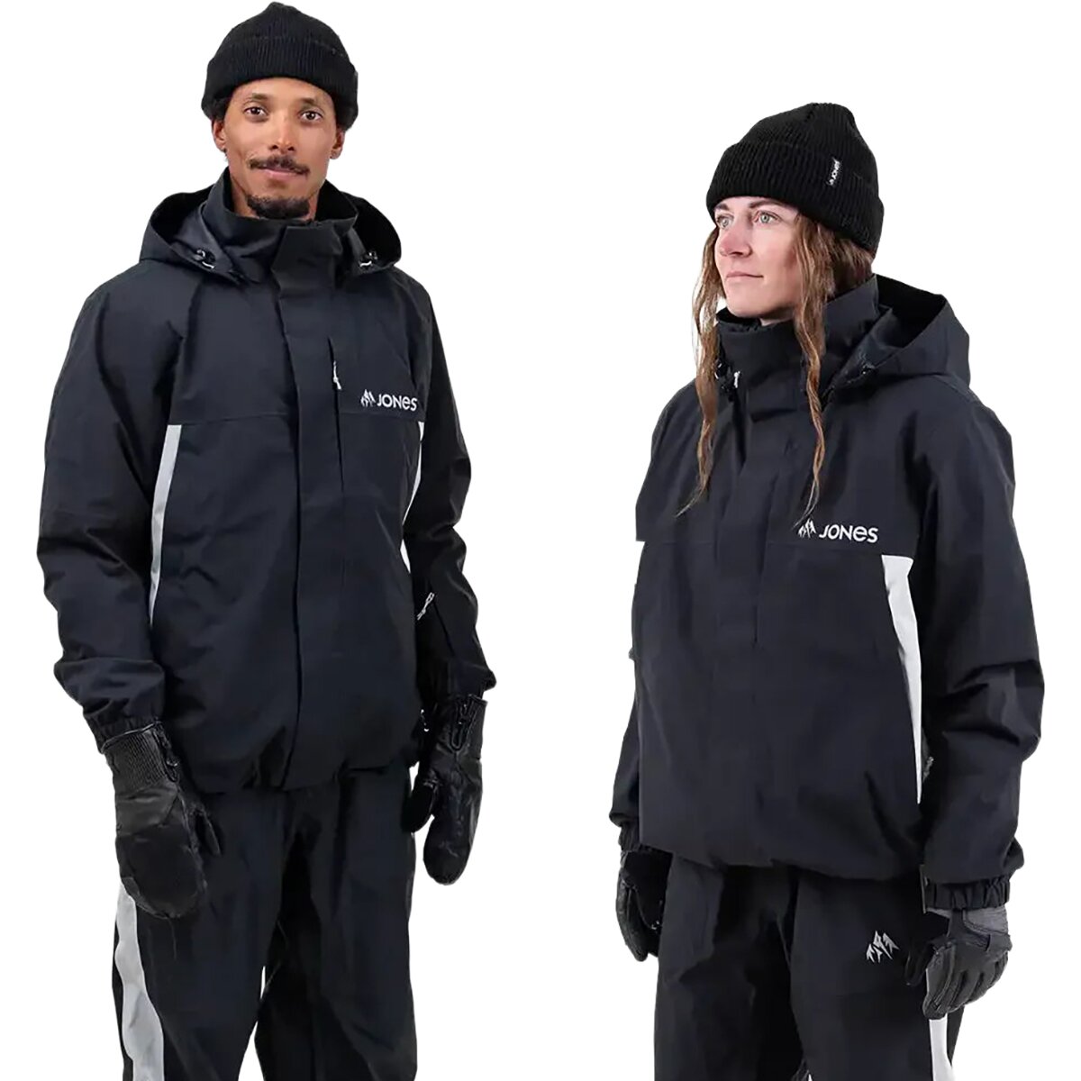 Jones Snowboards Jones Snowboards Mtn Surf Tweaker Recycled Jacket in Stealth Black - Size: Large - $191.97 at Steep and Cheap