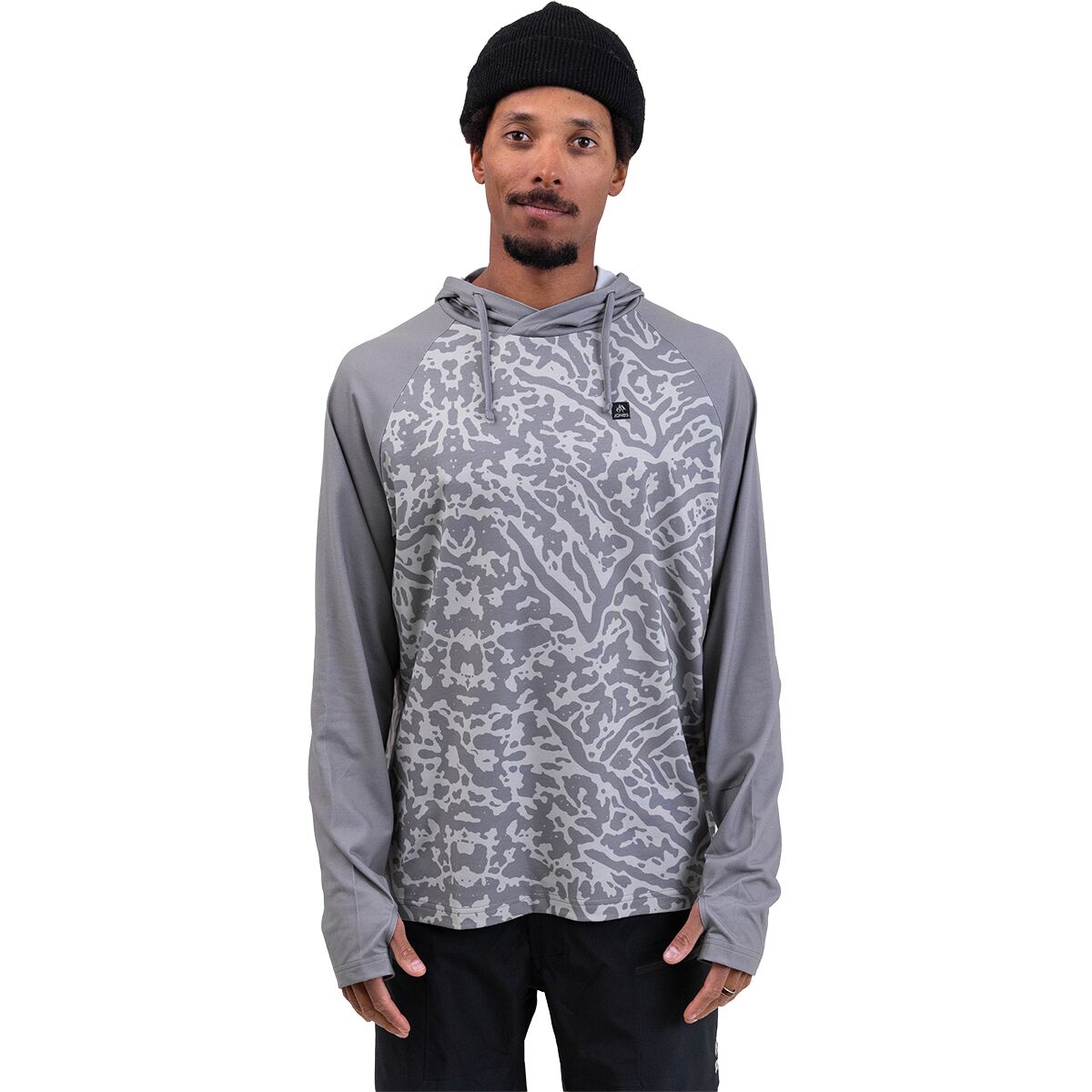 Jones Snowboards Jones Snowboards Men's Shasta Rama Recycled Hoodie in Smoke Gray - Size: Small - $52.46 at Steep and Cheap
