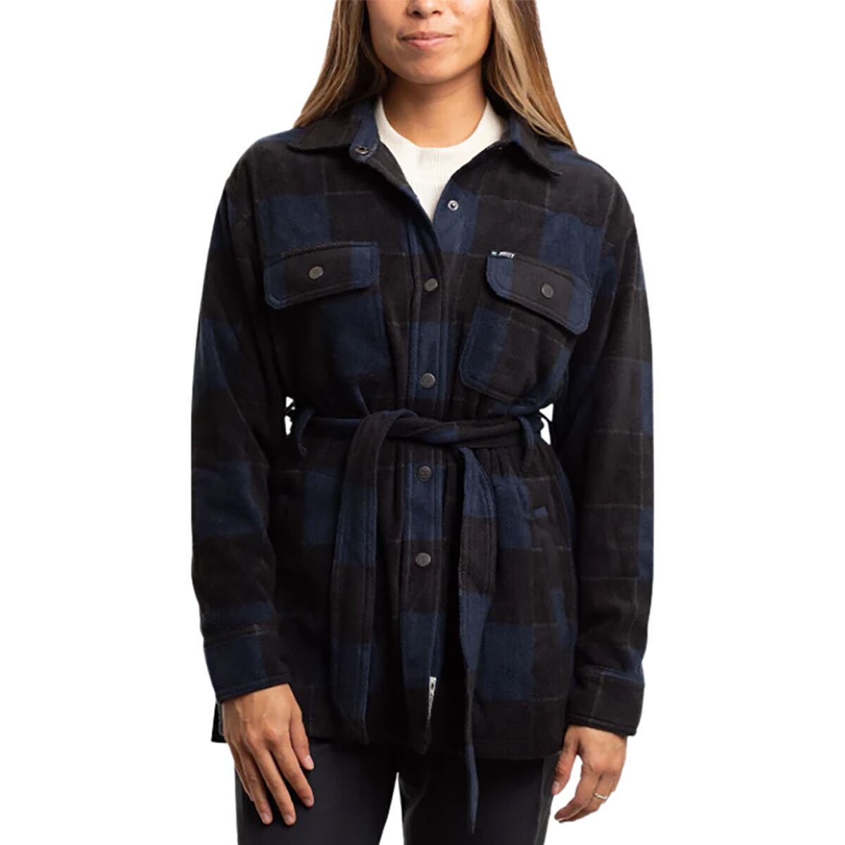 Jetty Women's Tahoe Fleece Jacket in Black - Size: Small