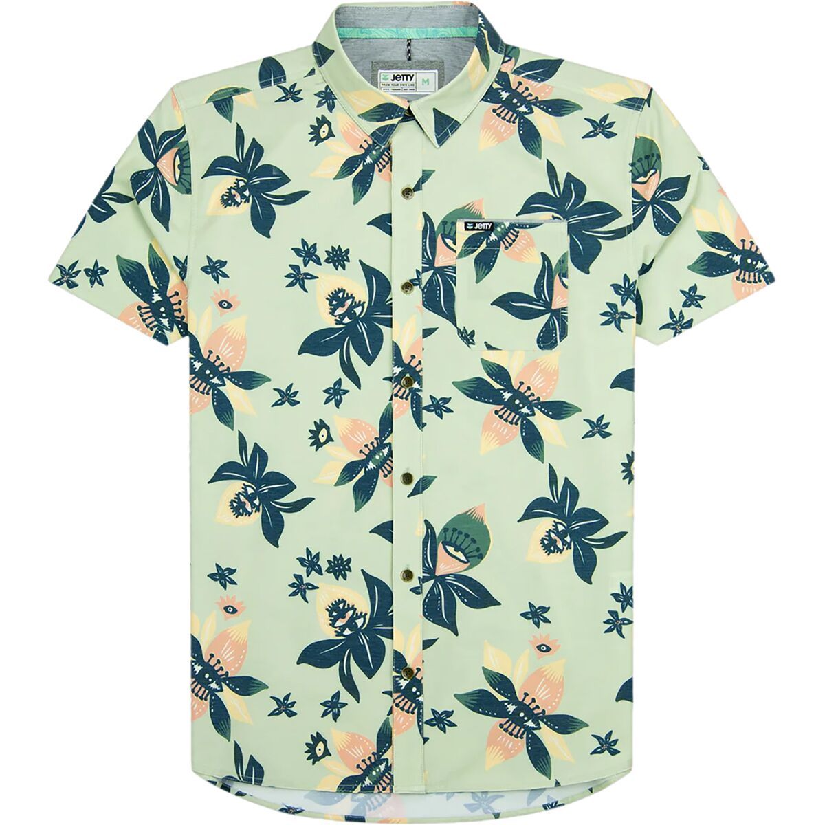 Jetty Men's Garwood Shirt in Sage Green - Size: Small