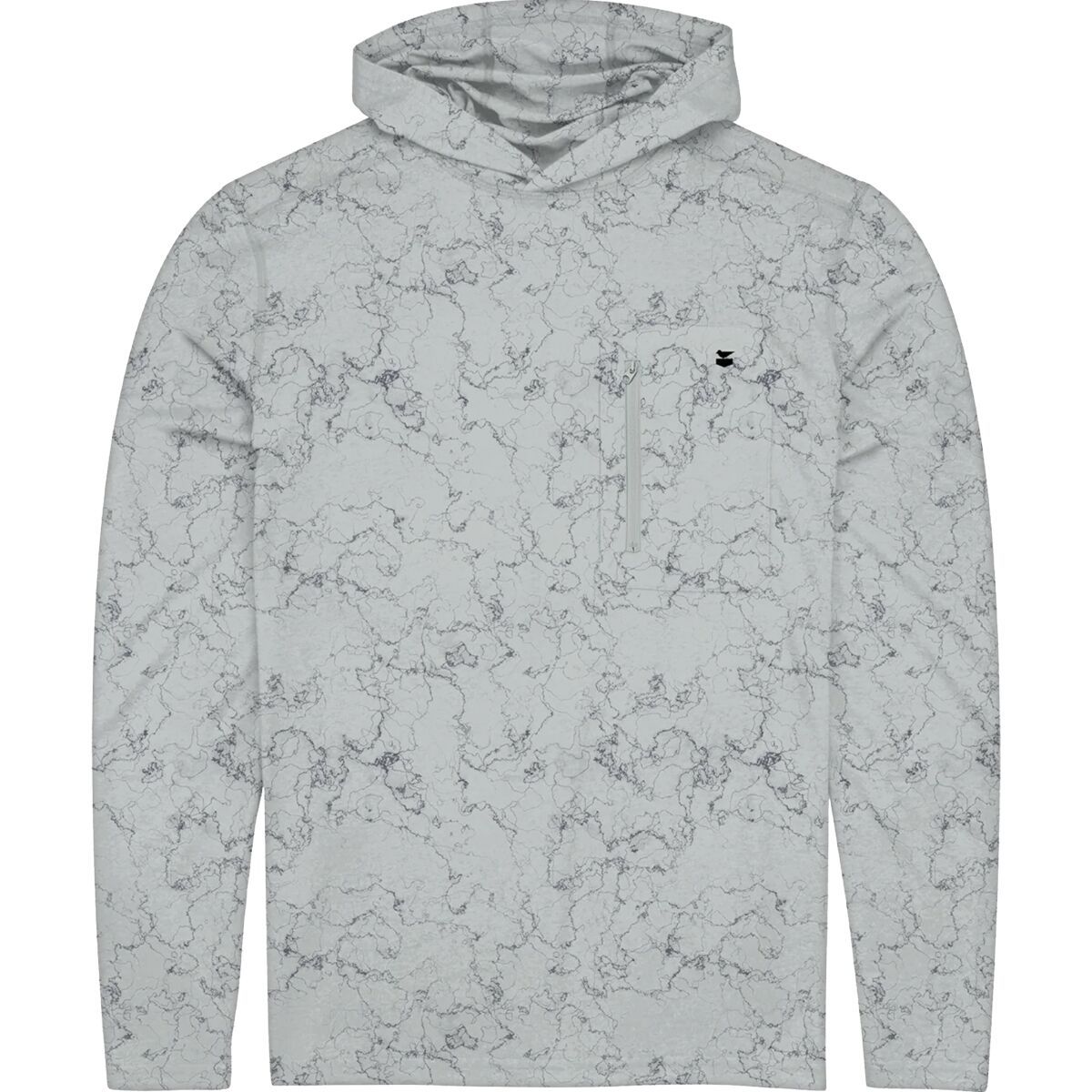 Jetty Men's Skiff UV Hoodie in Light Blue - Size: Medium