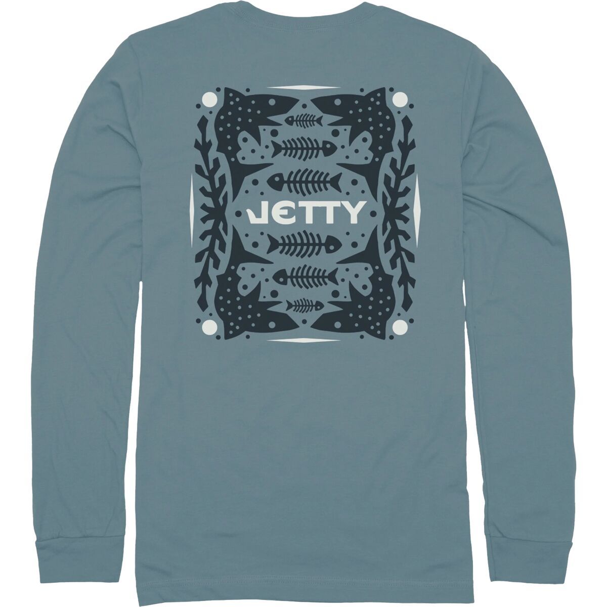 Jetty Men's Chaser Long-Sleeve T-Shirt in Blue - Size: Small