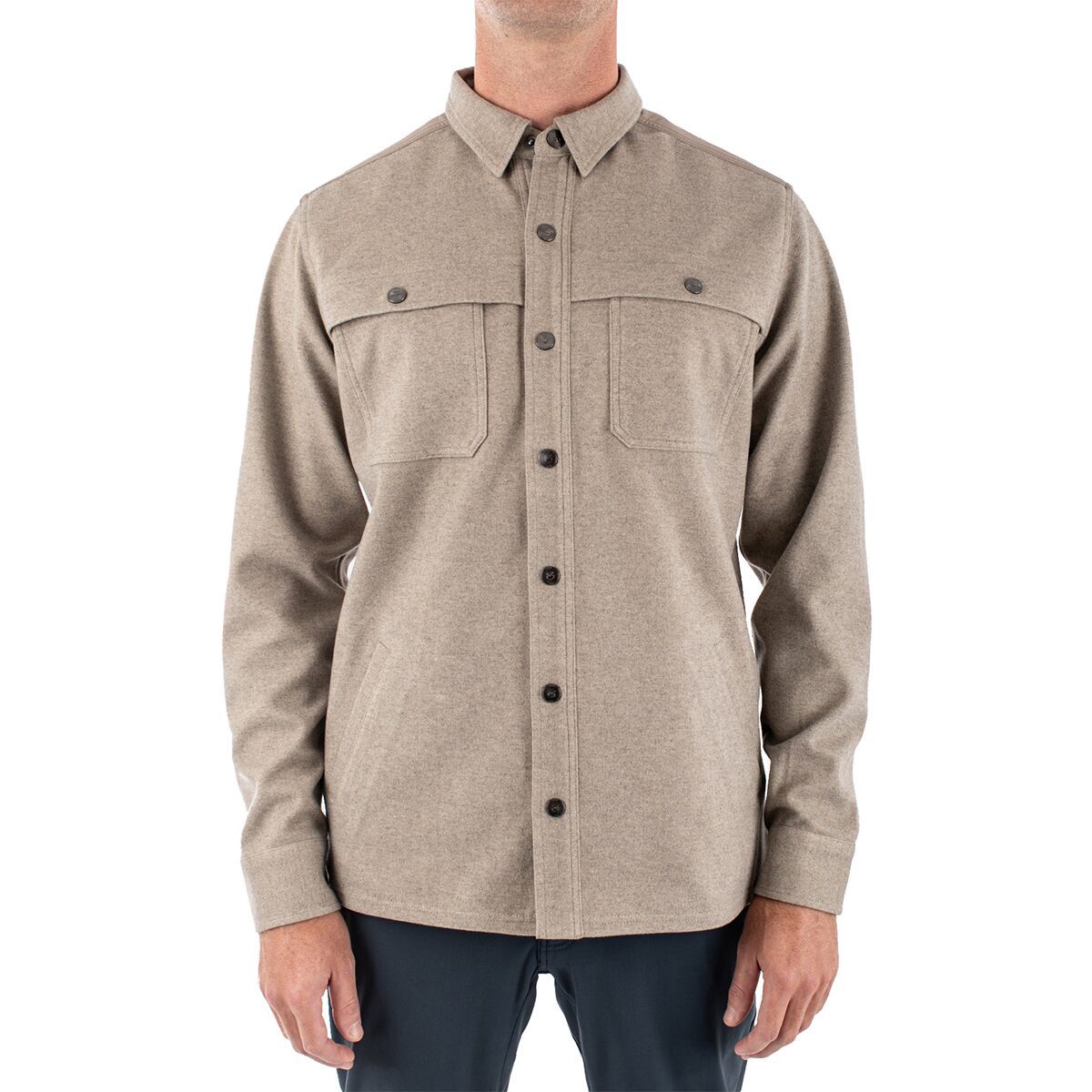 Jetty Men's Maverick Jac-Shirt in Charcoal - Size: Small