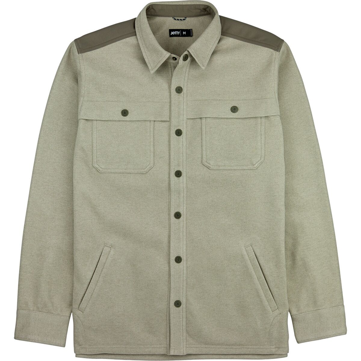 Jetty Men's Maverick Jacshirt in Tan - Size: Small