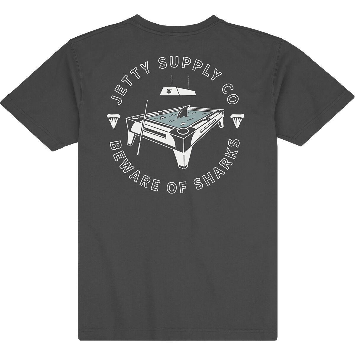 Jetty Men's Poolshark T-Shirt in Pirate Black - Size: Medium