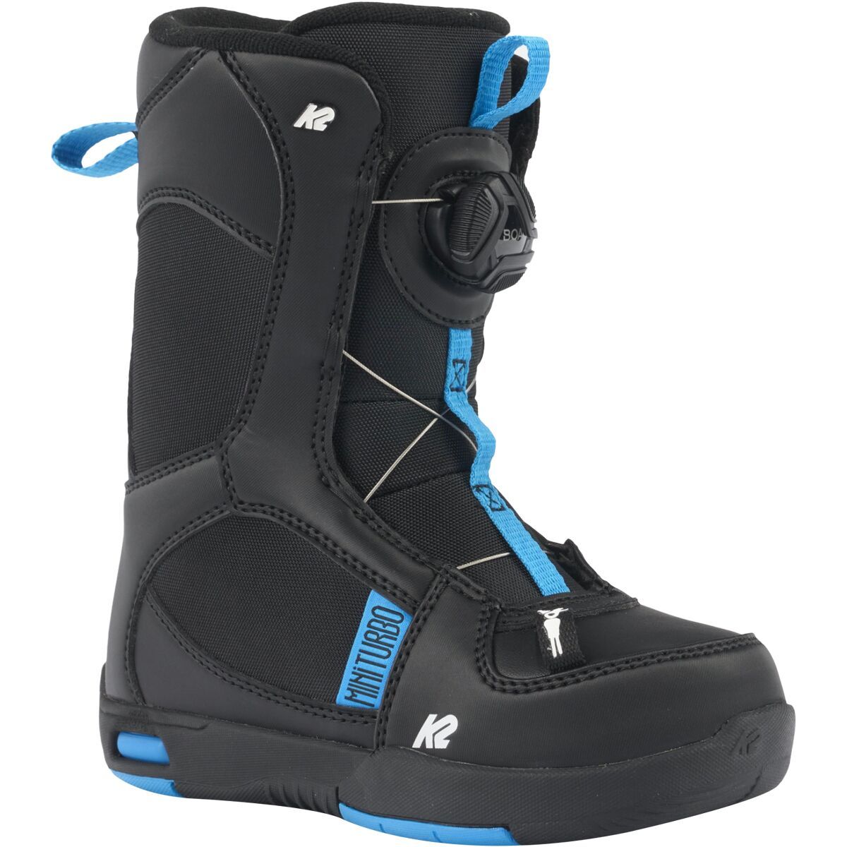 K2 Mini Turbo Snowboard Boot - 2025 - Kids' in Black - Size: 2