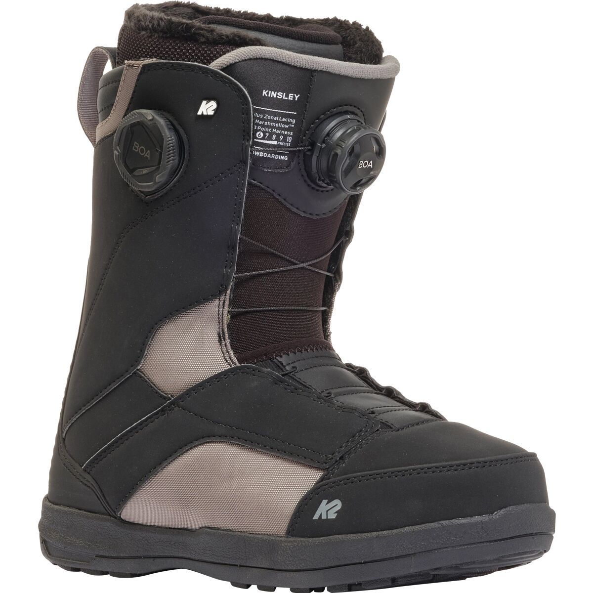 K2 Women's Kinsley BOA Snowboard Boot - 2025 in Trail - Size: 9.5