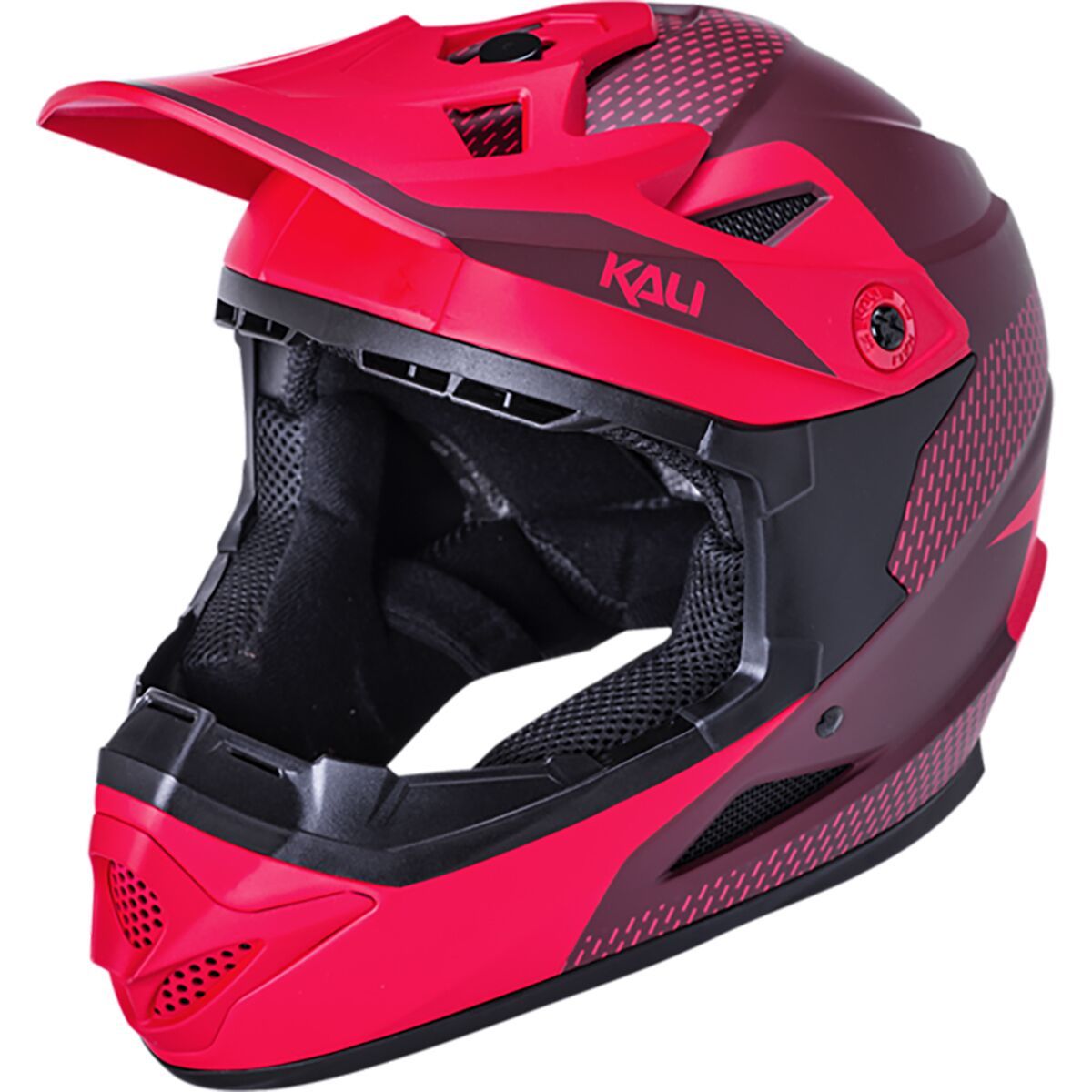 Kali Protectives Zoka Full-Face Helmet in Stripe Matte Black / Bronze - Size: Large