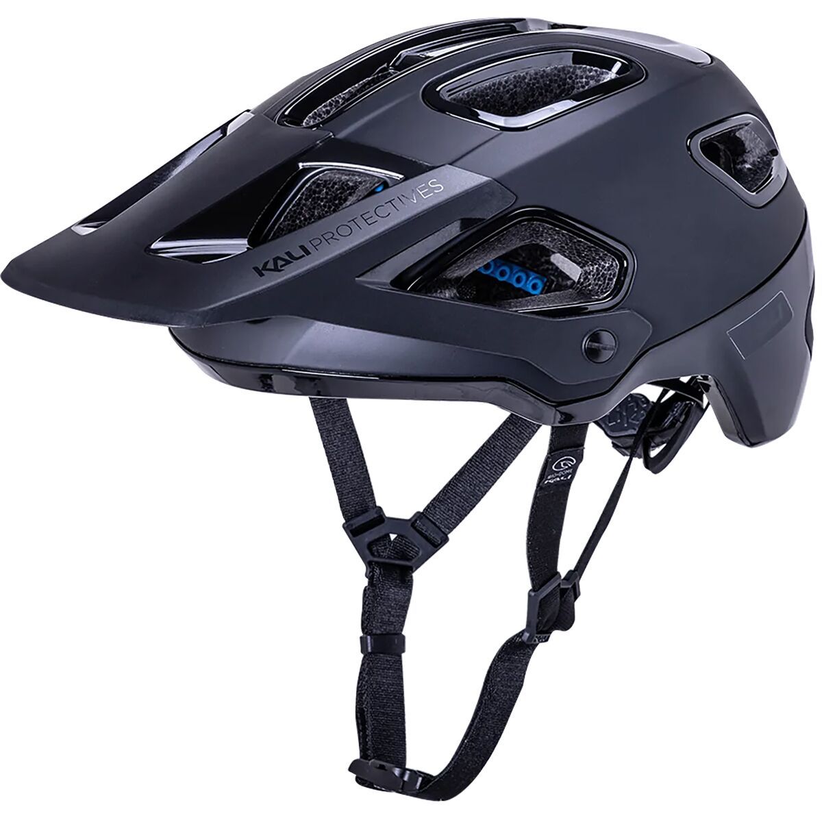 Kali Protectives Cascade Helmet in Solid Matte Black / Gloss Black - Size: L/XL