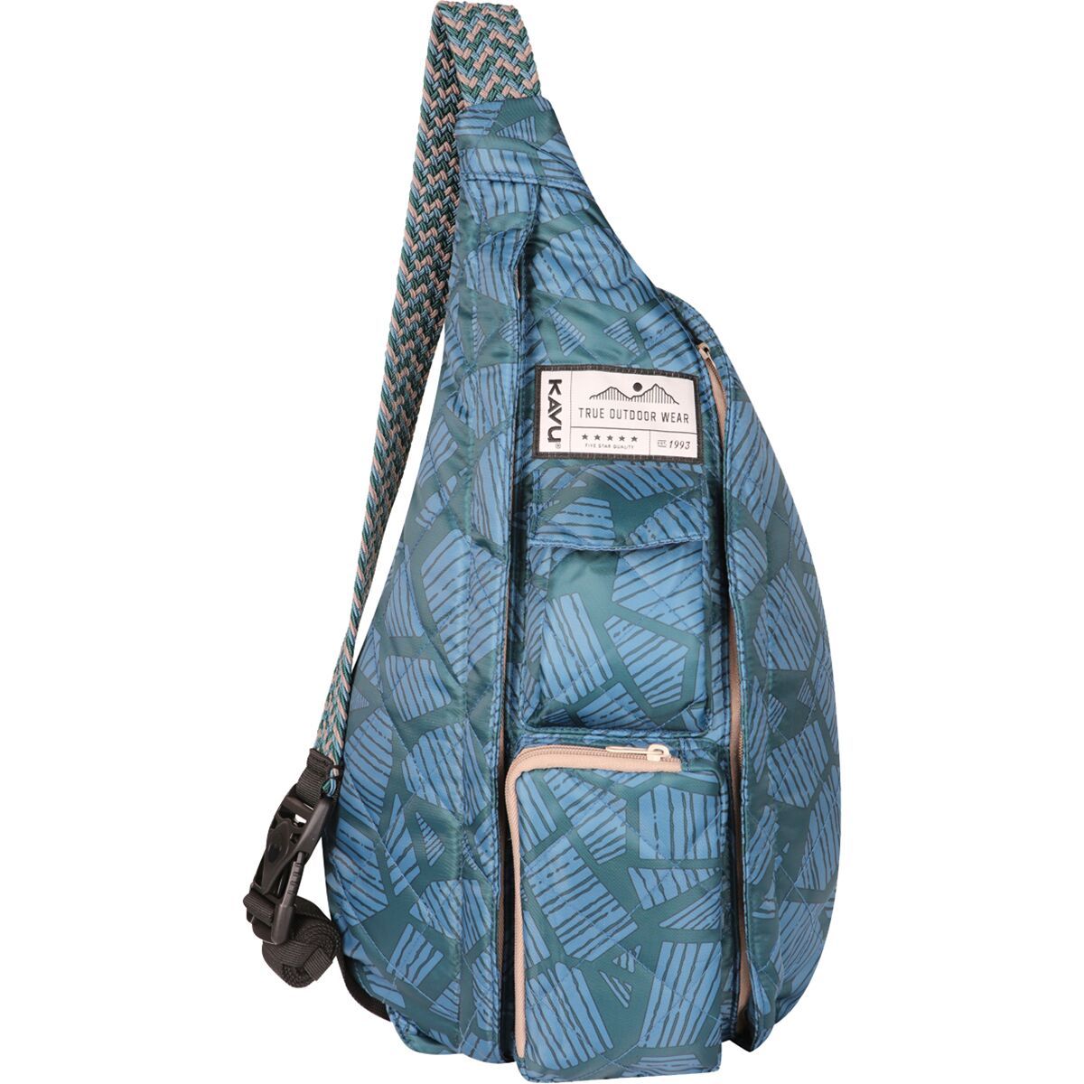 KAVU Rope Puff Sling Pack in Black