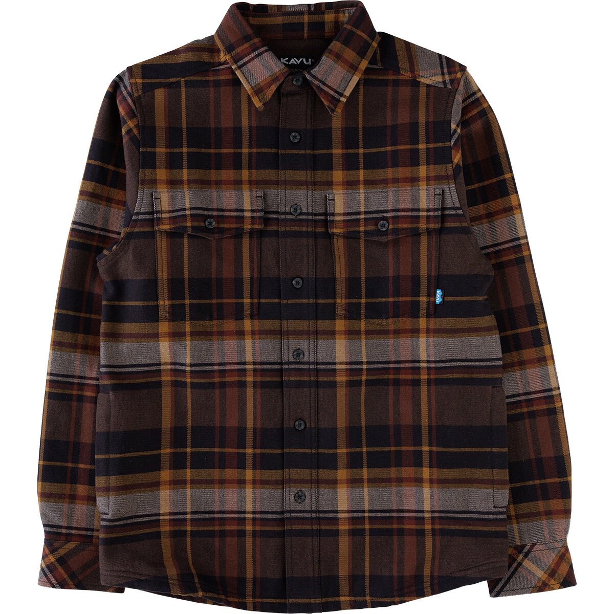 KAVU KAVU Men's Carrick Bend Shirt Jacket in Darkwood Trail - Size: Small - $74.72 at Steep and Cheap