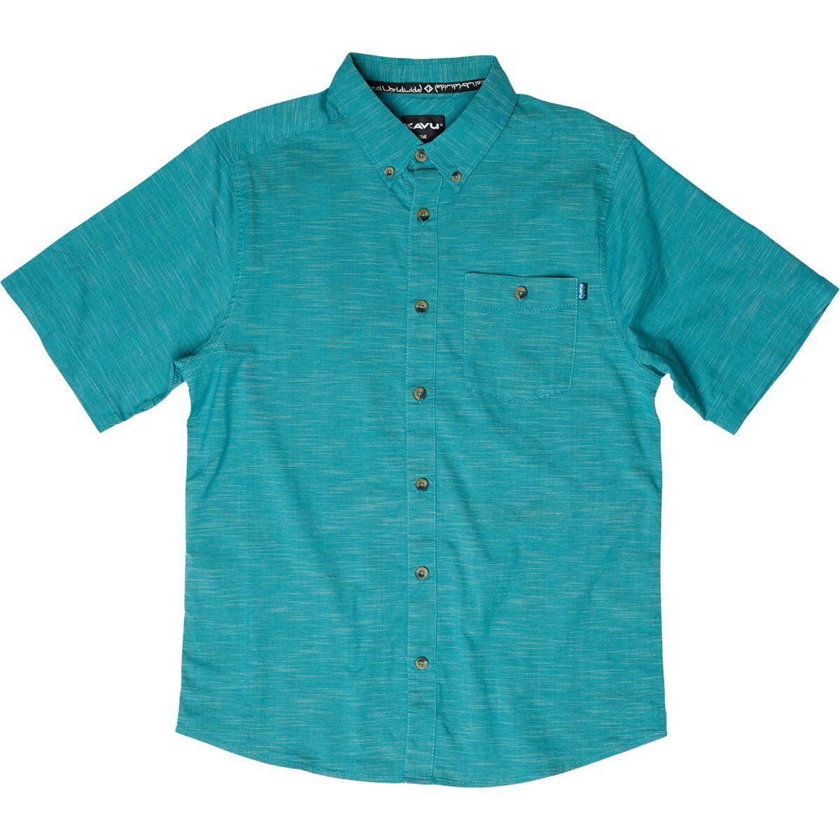 KAVU Men's Welland Shirt in Peat Moss - Size: Small