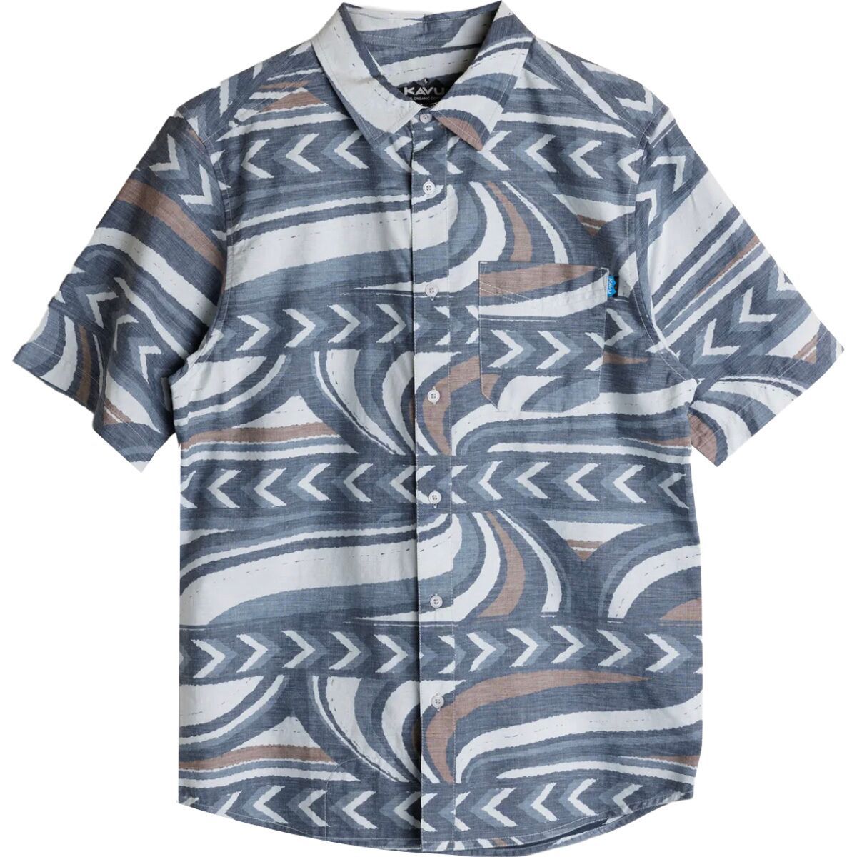 KAVU Men's Topspot Short-Sleeve Shirt in Sound Summit - Size: Medium