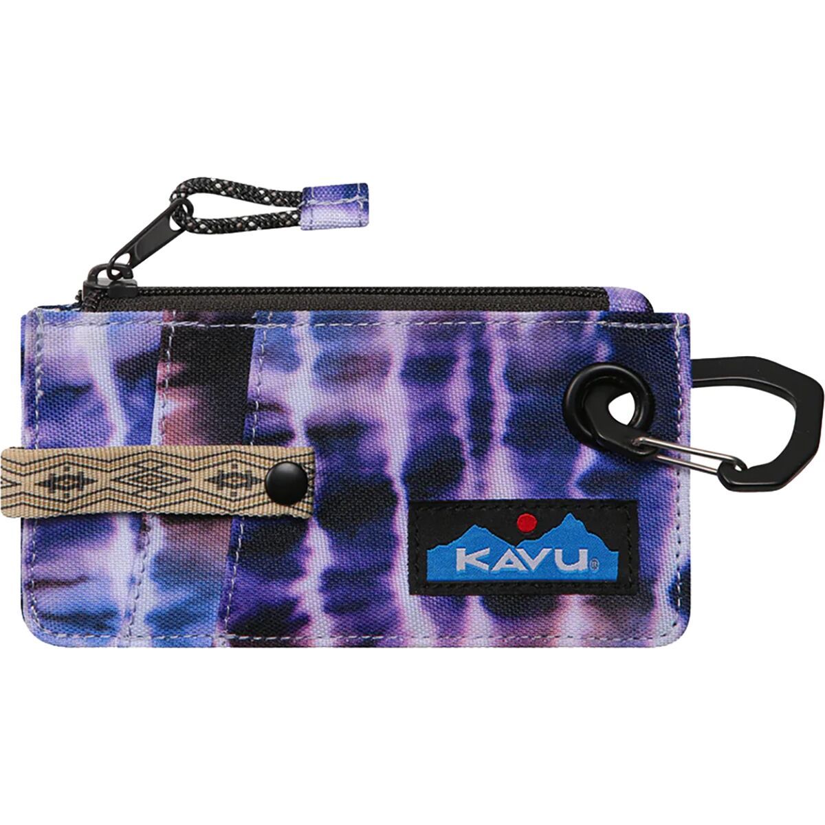 KAVU Clipper Card Case in Motion Undertow