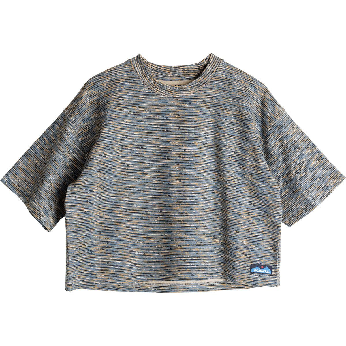 KAVU Women's Live Free Shirt in Party Wave - Size: XL