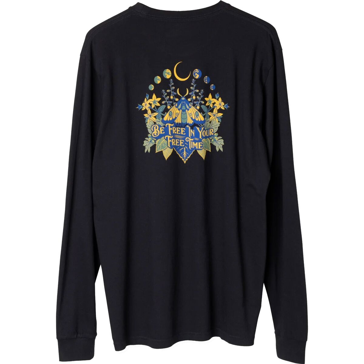 KAVU KAVU Men's Free Time Long-Sleeve T-Shirt in Black - Size: Small - $29.98 at Steep and Cheap