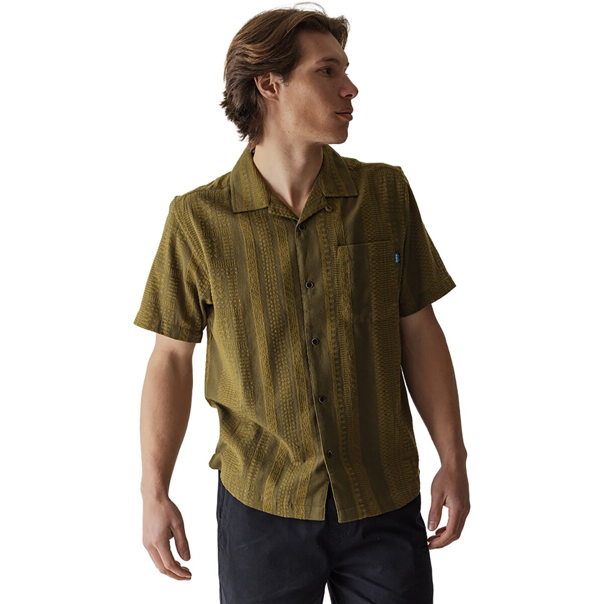Kavu KAVU Men's Castaway Shirt in Kelp Dobby - Size: XL - $55.96 at SteepandCheap.com