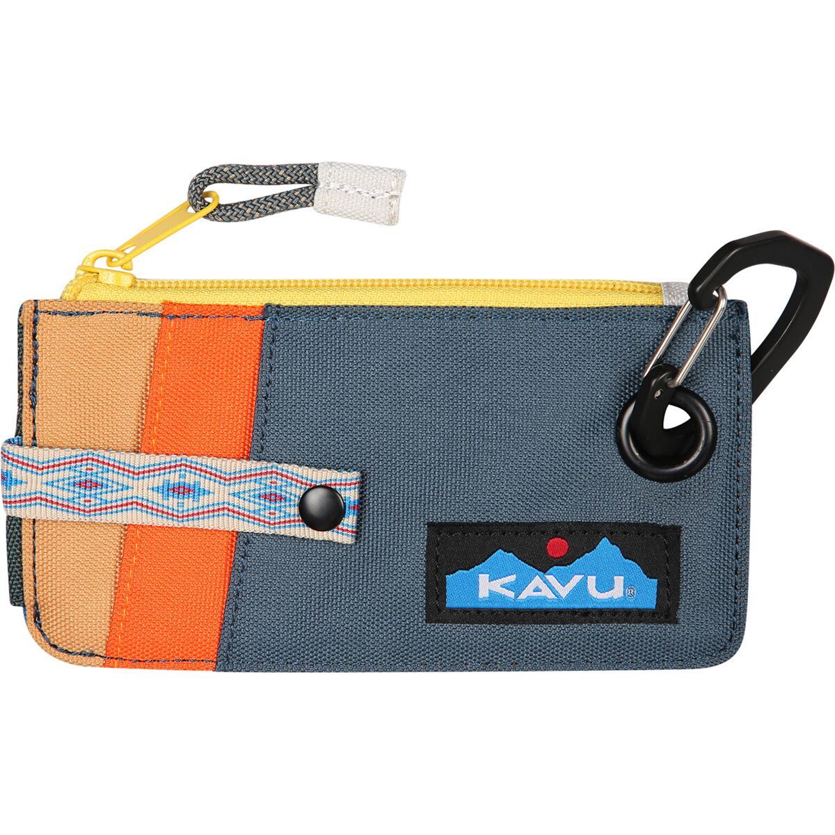 KAVU Clipper Card Case Wallet in Divine Damask