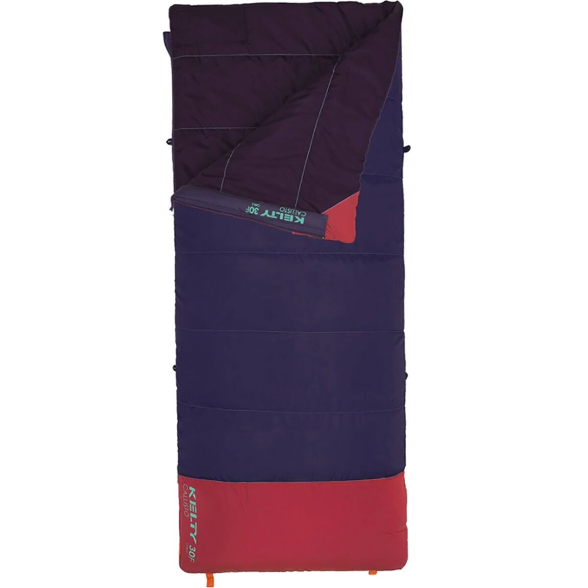 Kelty Callisto 30 Sleeping Bag: 30F Synthetic - Kids' in Italian Plum - Size: Short/Right Zip