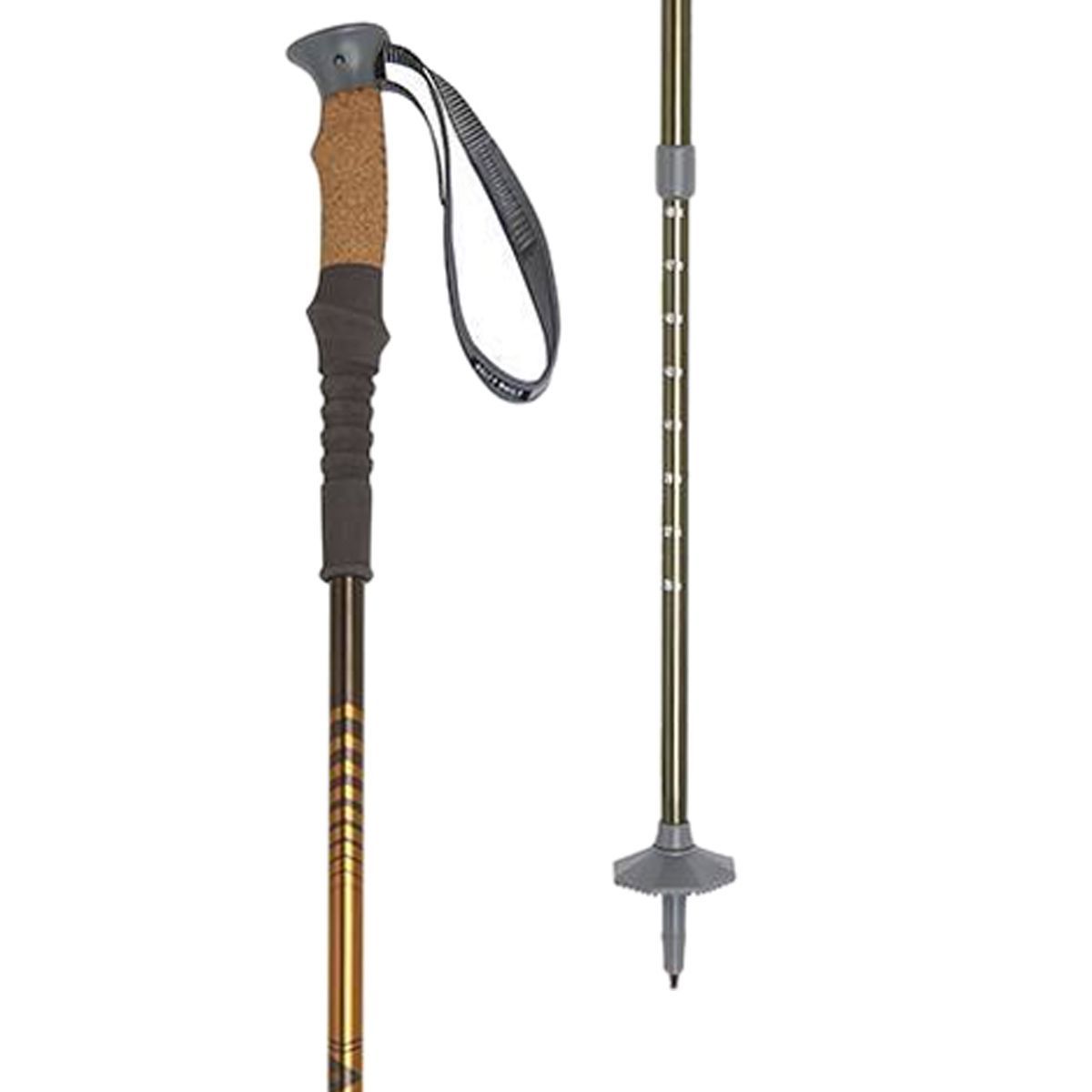 Kelty Range 2.0 Trekking Poles in Canyon Brown / Dark Earth / Moss