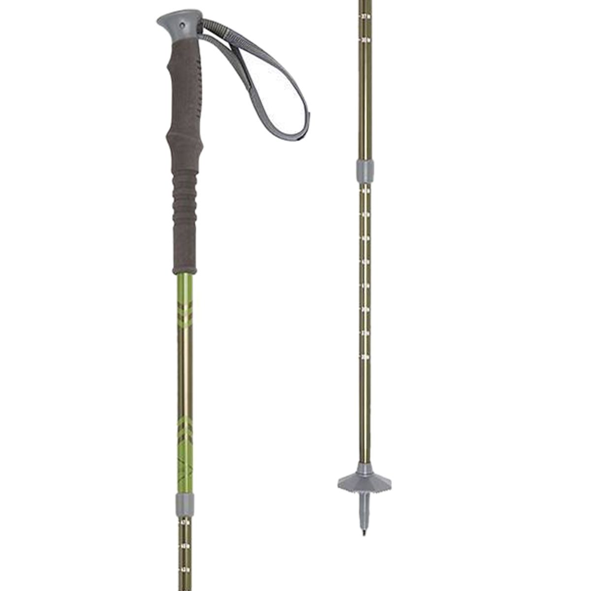 Kelty Upslope 2.0 Trekking Poles in Moss / Spinach