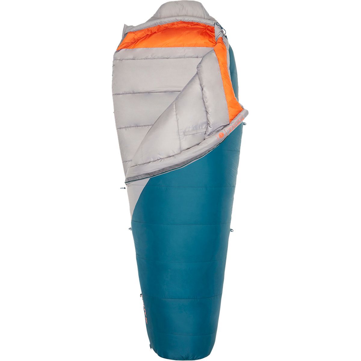 Kelty Women's Cosmic Sleeping Bag: 20F Synthetic in Deep Teal / Smoke - Size: Regular